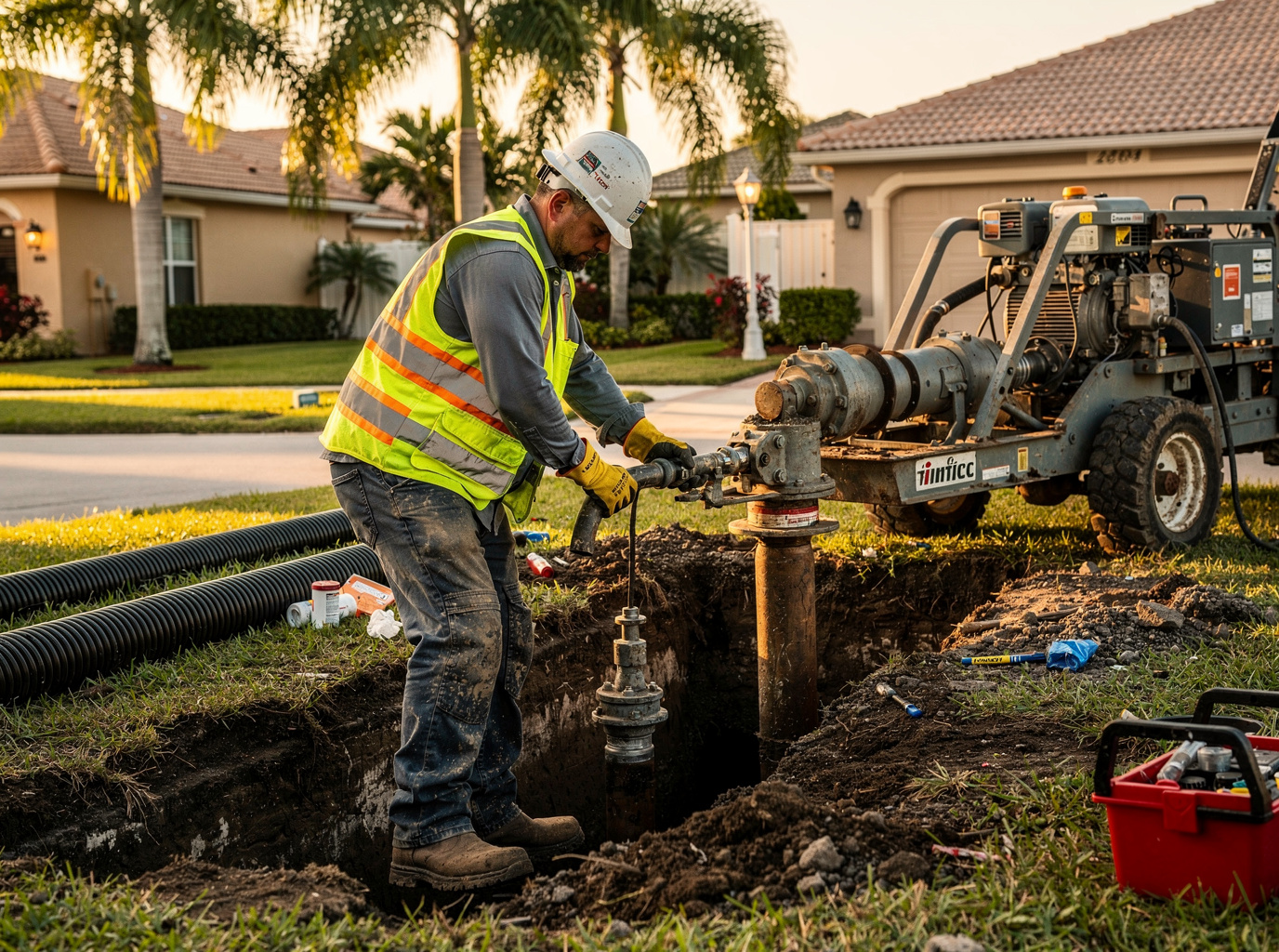 Sewer Line Repair in Winston Park, FL 33063